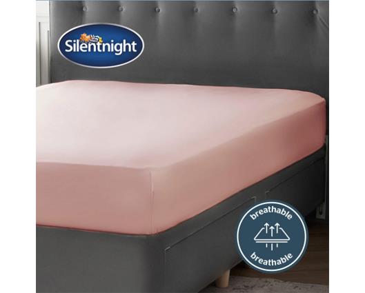 Superking - Silentnight Supersoft Blush Fitted Sheet