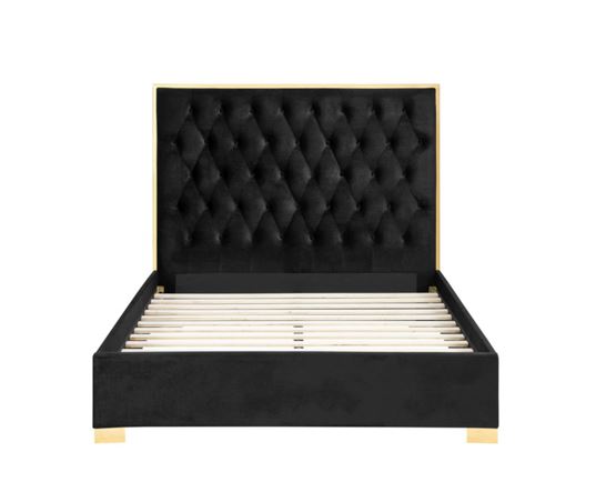 Chelsea Bed - Black & Gold