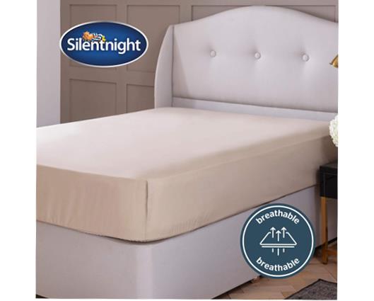 Single - Silentnight Pure Cotton Extra Deep Fitted Sheet - Cream