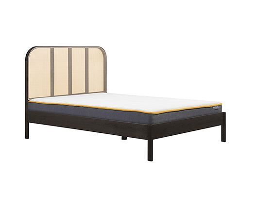 Margot Rattan Bed - Black