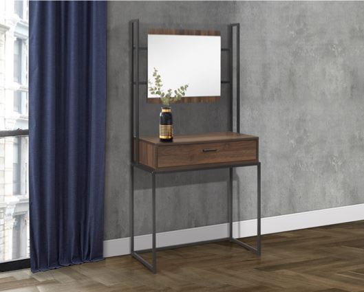 Houston Dressing Table & Mirror - Walnut