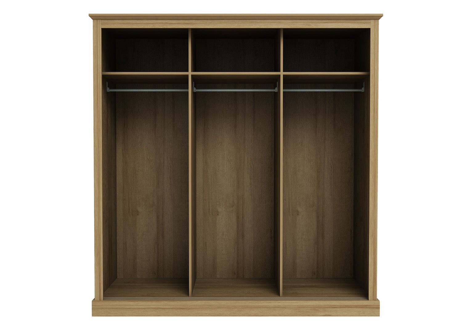 Devon 3 Door Sliding Wardrobe - Oak