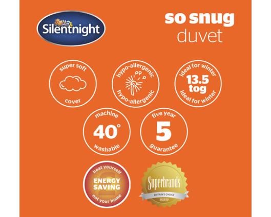 King - Silentnight So Snug Duvet - 13.5 Tog