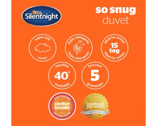 Single - Silentnight So Snug Duvet 15 tog