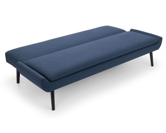 Gaudi Curled Base Sofa bed - Blue