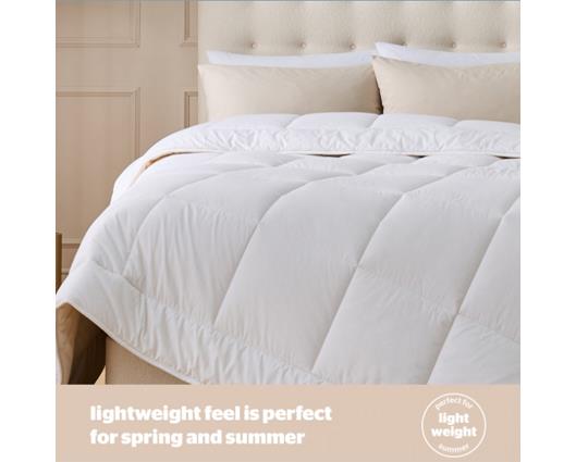 Double - Silentnight Natural Wool Collection Lightweight Duvet