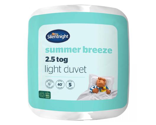 Double - Silentnight Summer Breeze Duvet - 2.5 Tog