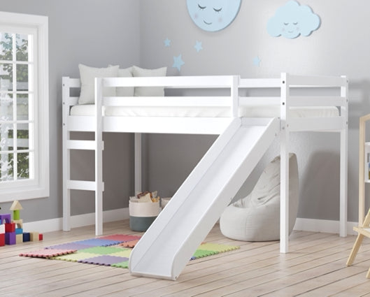 Frankie Midi Sleeper With Slide - White