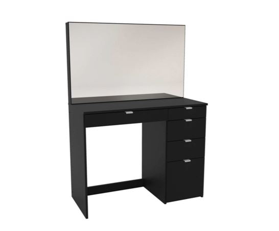 Ava 5 Drawer Dressing Table - Black