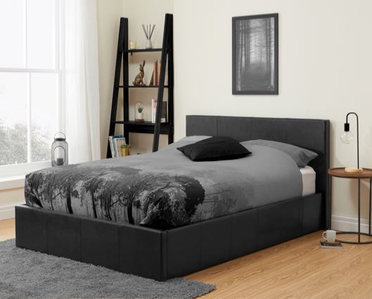 Berlin Ottoman Bed - Black