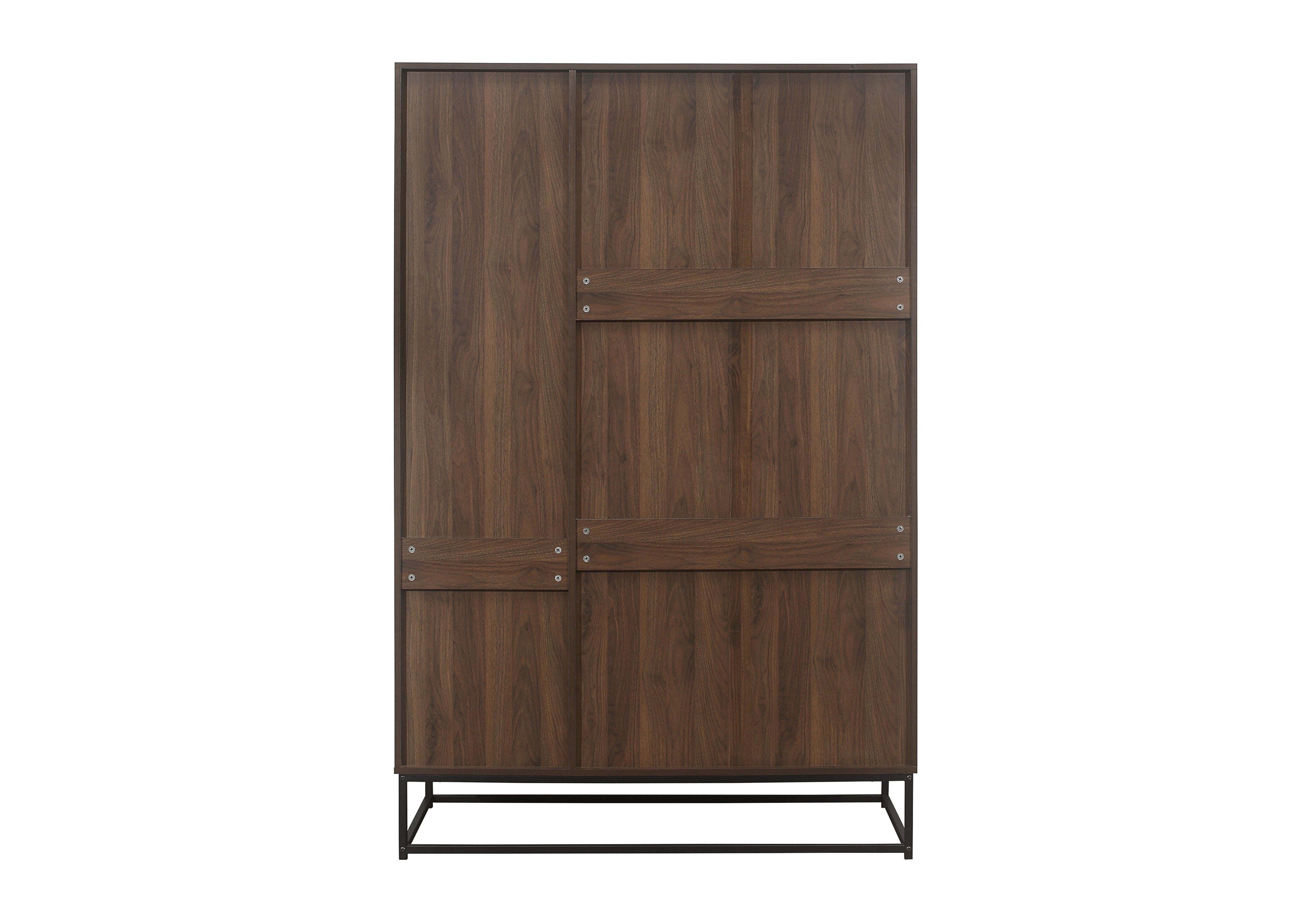 Houston 4 Door Wardrobe - Walnut