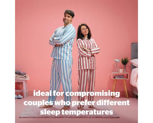 King - Silentnight Yours and Mine Duvet - 4.5 and 7.5 Tog