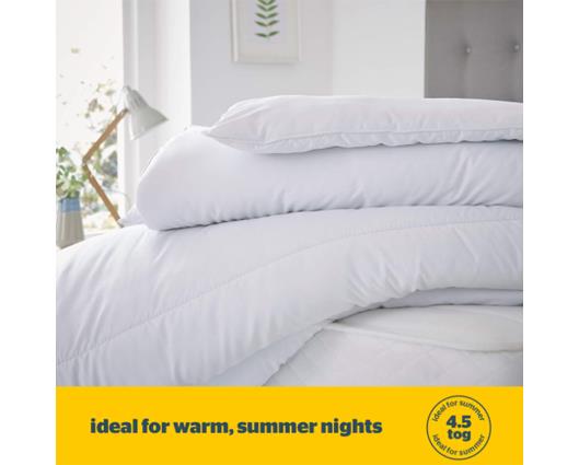 King - Silentnight Cooler Summer Duvet - 4.5 Tog