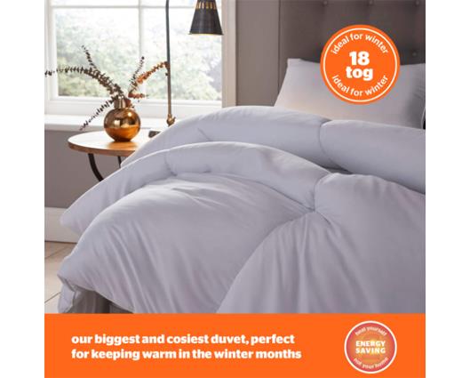 Single - Silentnight Warm And Cosy Double Decker Duvet - 18 Tog