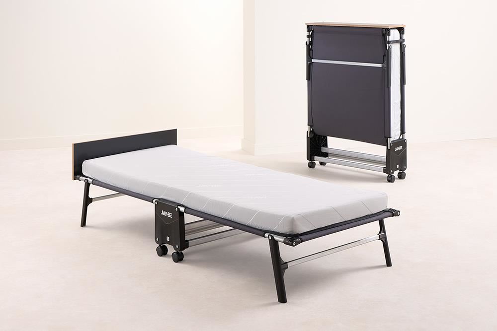 Jay Be Re80 Rollaway Folding Bed with e-Fibre Mattress