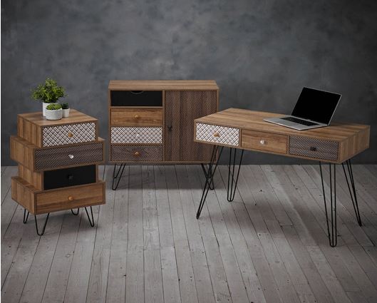 Casablanca Desk - Brown