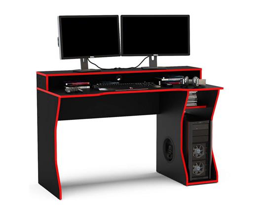 Enzo Gaming Computer Desk - Black & Red