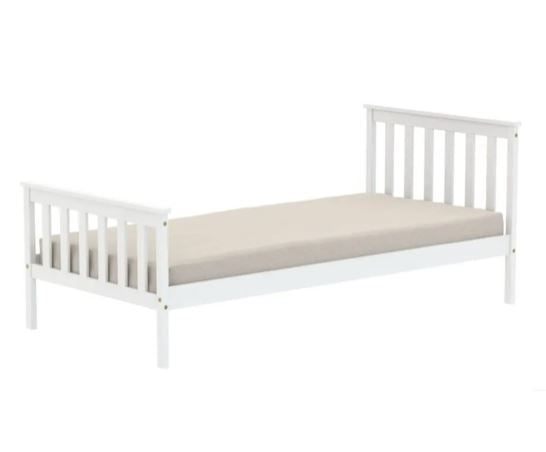 Oxford Pine Bed - White