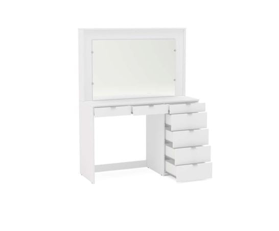 Chloe 7 Drawer Dressing - White