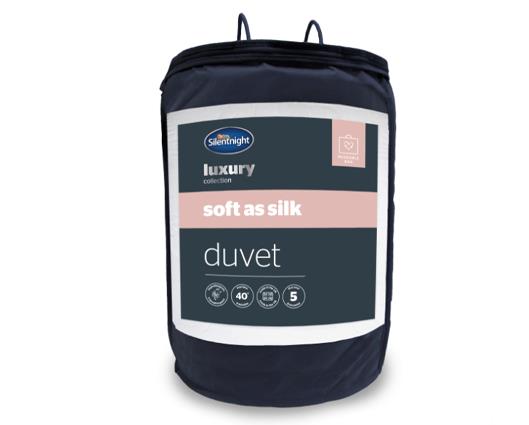 Double - Silentnight Soft as Silk Duvet - 13.5 Tog