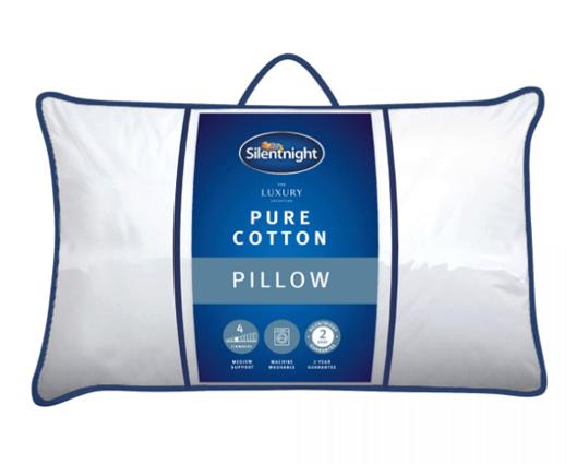 Silentnight Pure Cotton Pillow - 2 Pack