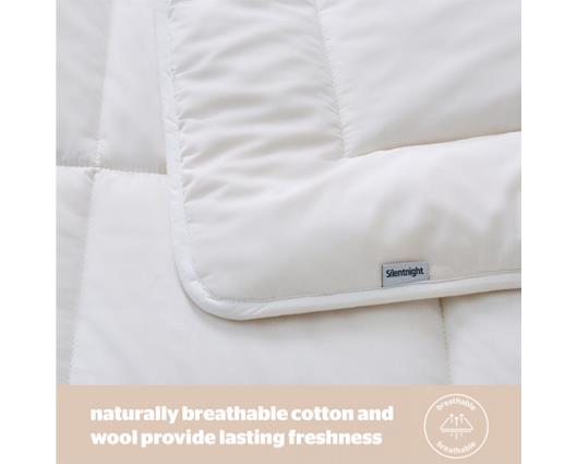 King - Silentnight Natural Wool Collection Heavyweight Duvet