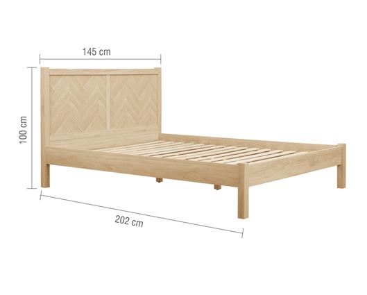 Herringford Bed - Oak