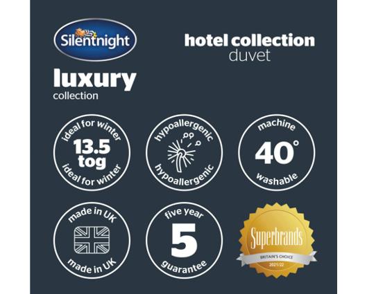 King - Silentnight Hotel Collection Duvet - 13.5 Tog