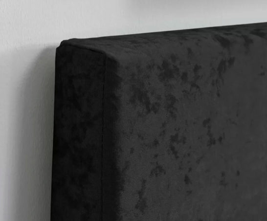 Berlin Bed - Black Crushed Velvet