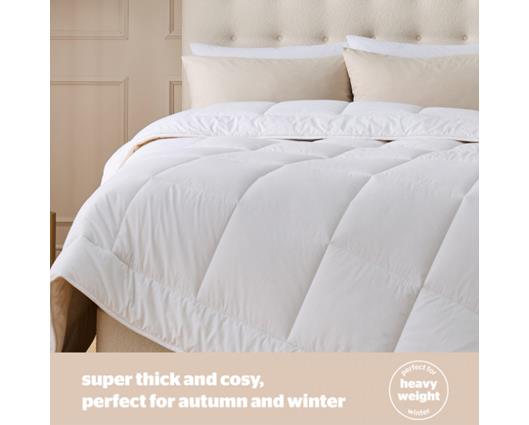 King - Silentnight Natural Wool Collection Heavyweight Duvet