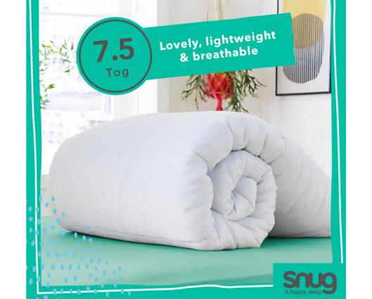 Single - Snug Fabulously Fresh Anti-Allergy Duvet 7.5 Tog