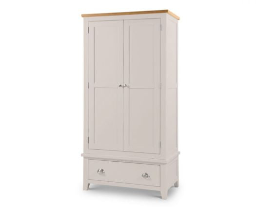 Richmond 2 Door 1 Drawer Wardrobe - Grey