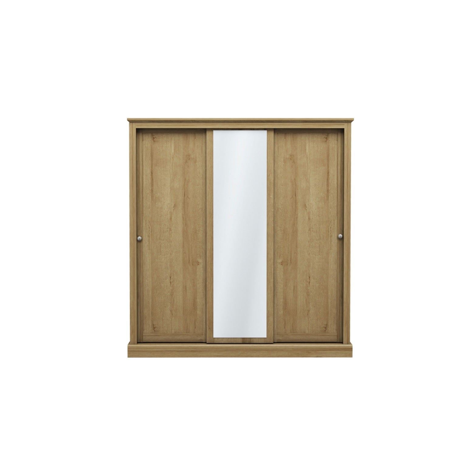 Devon 3 Door Sliding Wardrobe - Oak