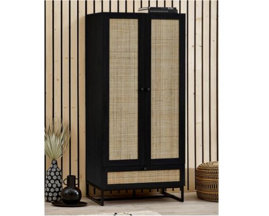 Padstow Wardrobe- Black