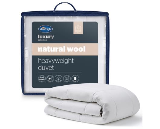 Superking - Silentnight Natural Wool Collection Heavyweight Duvet