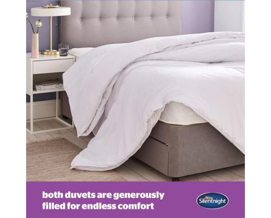 Superking - Silentnight Deep Sleep All Seasons Duvet - 4.5 tog + 10.5 tog