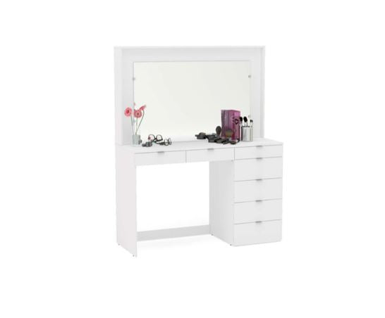 Chloe 7 Drawer Dressing - White