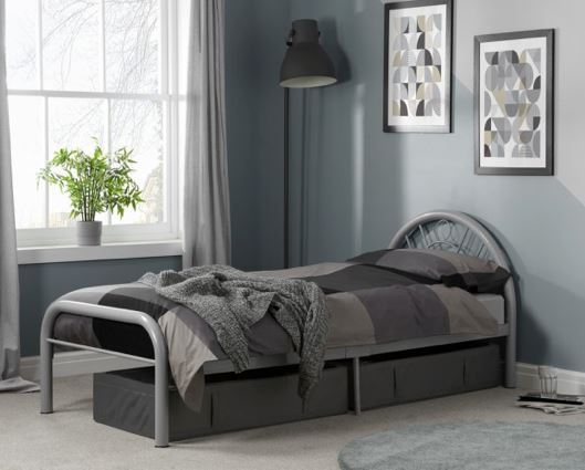 Solo Bed Silver