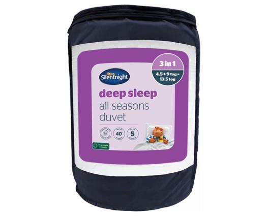 Single - Silentnight Deep Sleep All Seasons Duvets - 9+4.5 Tog