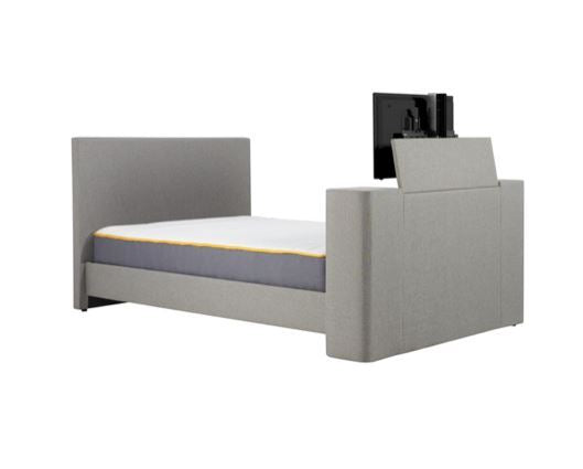 Plaza Tv Bed Grey