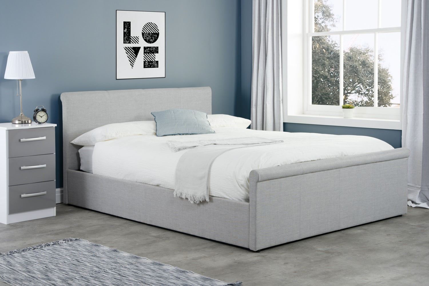 Stratus Ottoman Bed Grey