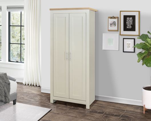 Highgate 2 Door Wardrobe - Cream