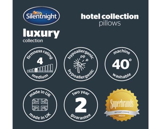 Silentnight Hotel Collection Pillow - 4 Pack