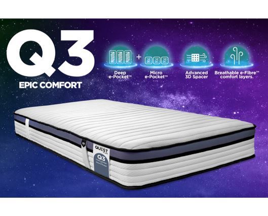 Q3 Epic Comfort Deep e-Pocket with Micro e-Pocket Mattress