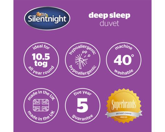 Single - Silentnight Deep Sleep Duvet - 10.5 Tog