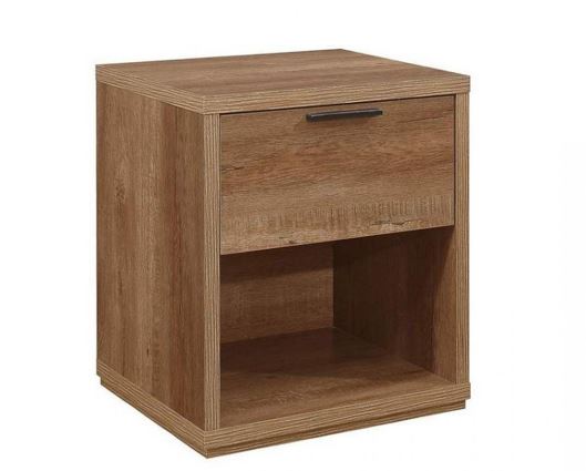 Stockwell 1 Drawer Bedside - Oak