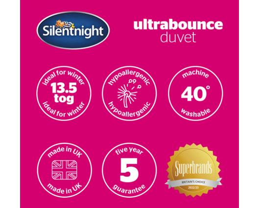 Double - Silentnight Ultrabounce Duvet - 13.5 Tog