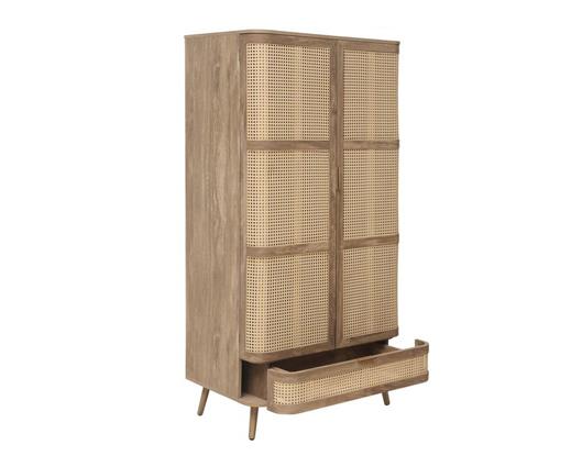 Noah 2 Door Rattan Wardrobe