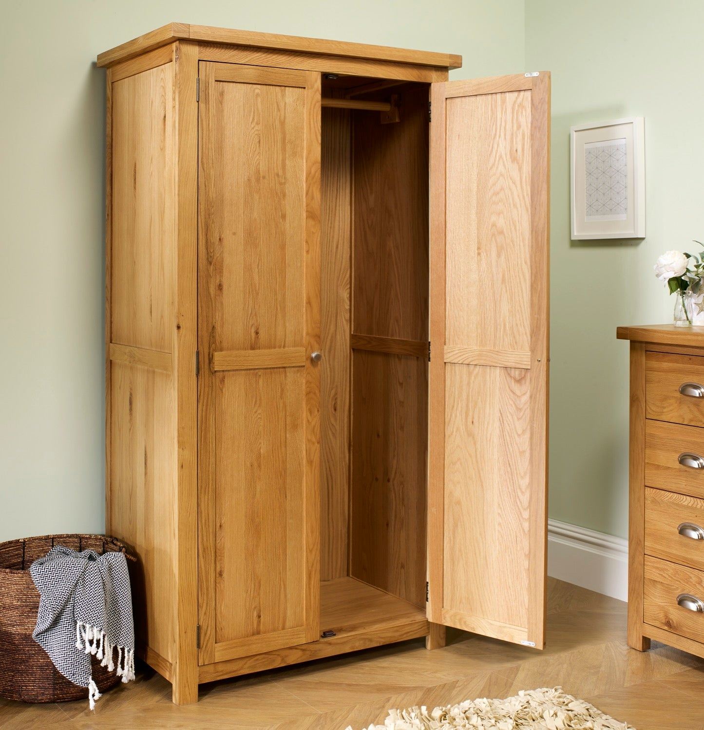 Woburn 2 Door Wardrobe - Oak