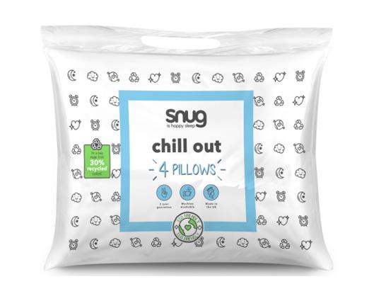 Snug Chill Out Pillows - 4 Pack